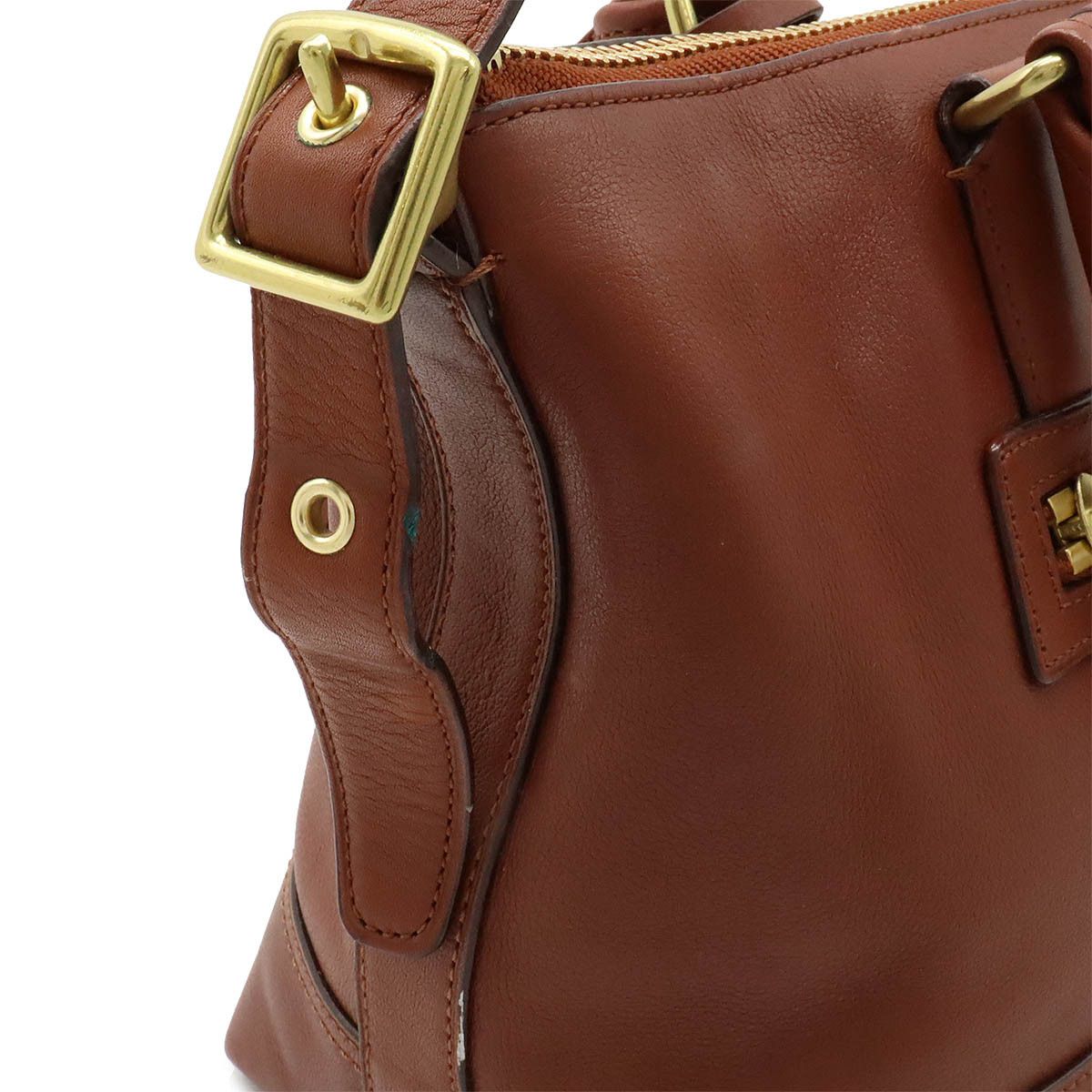Coach Coach Coach Legacy Leather Molly Satchel Handbag 2WAY 21132 Leather Handbag 21132 in Great Condition Size ONE SIZE - 6 Thumbnail