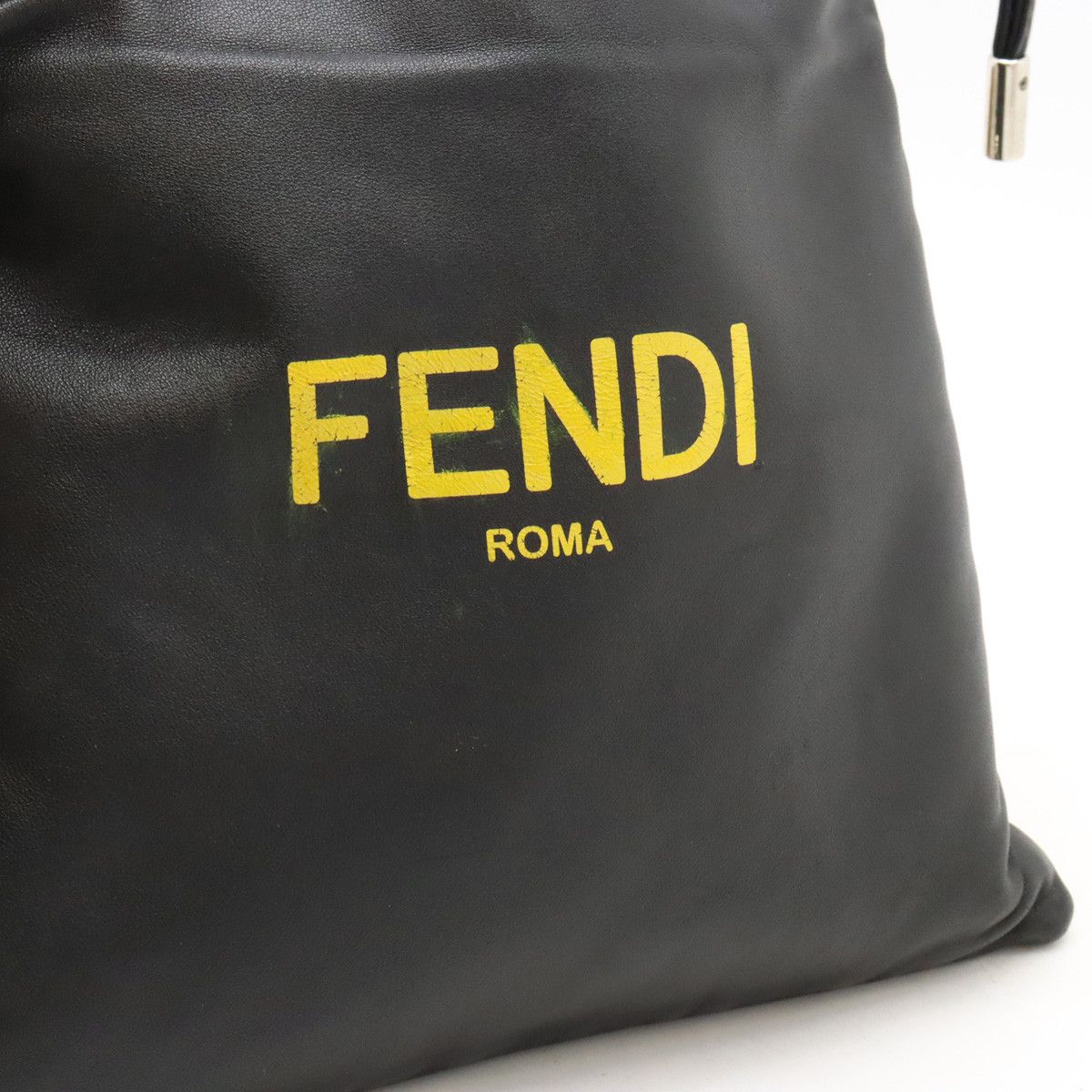 Fendi Fendi Fendi Leather Logo Small Pouch Shoulder Bag 7VA510 Leather Crossbody Bag 7VA510 in Very Good Condition Size ONE SIZE - 7 Thumbnail