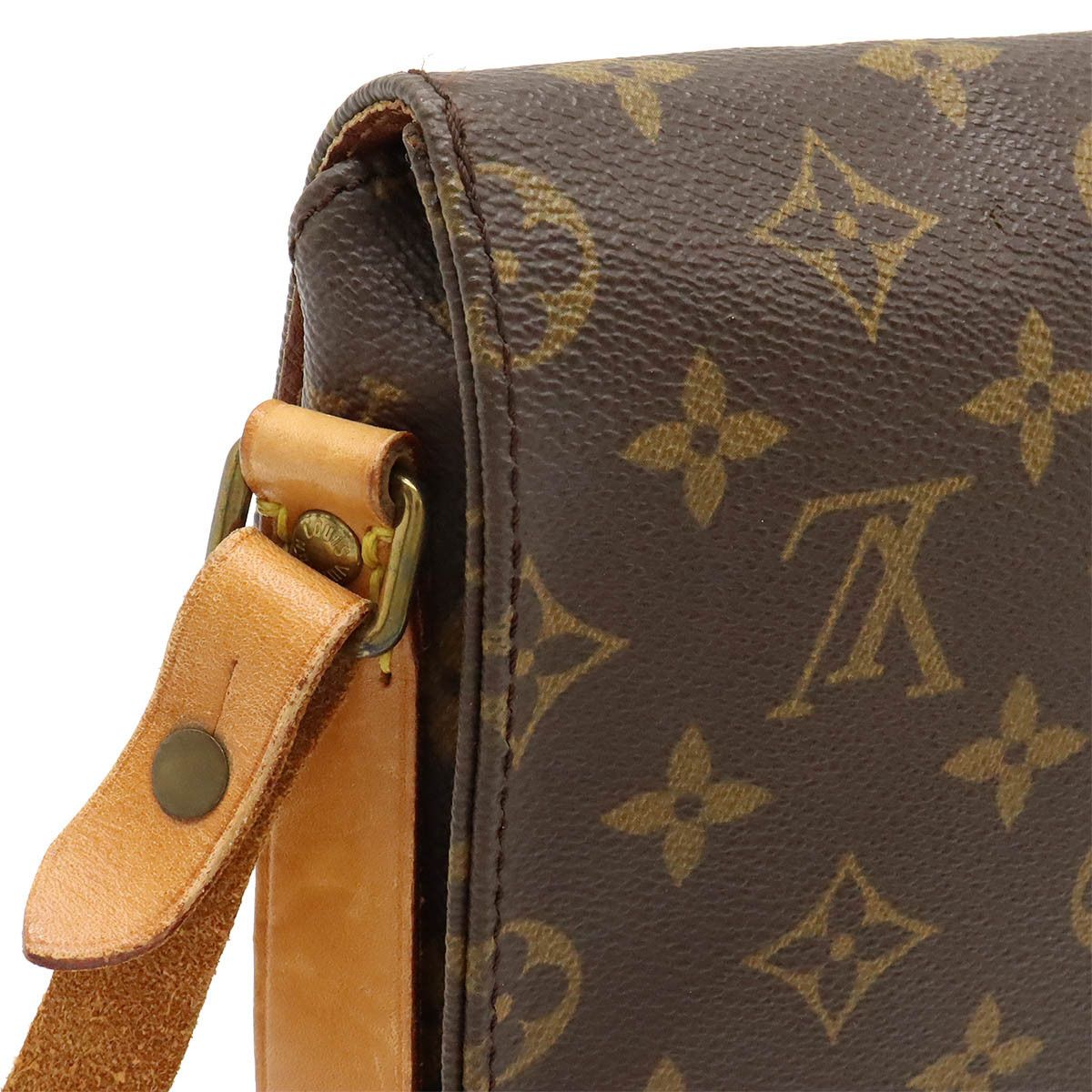 Louis Vuitton Louis Vuitton Louis Vuitton Monogram Mini Cartouchiere 16 PM Shoulder Bag M51254 Canvas Crossbody Bag M51254 in Good Condition Size ONE SIZE - 7 Thumbnail