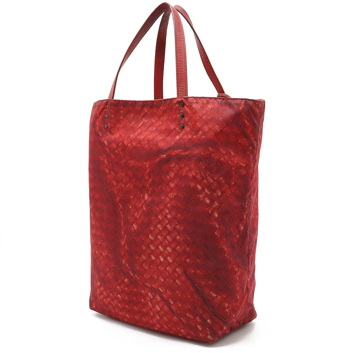 Bottega Veneta Bottega Veneta Bottega Veneta Intreccio Nylon Leather Tote Bag 299871 Canvas Tote Bag 299871 in Very Good Condition Size ONE SIZE - 2 Thumbnail
