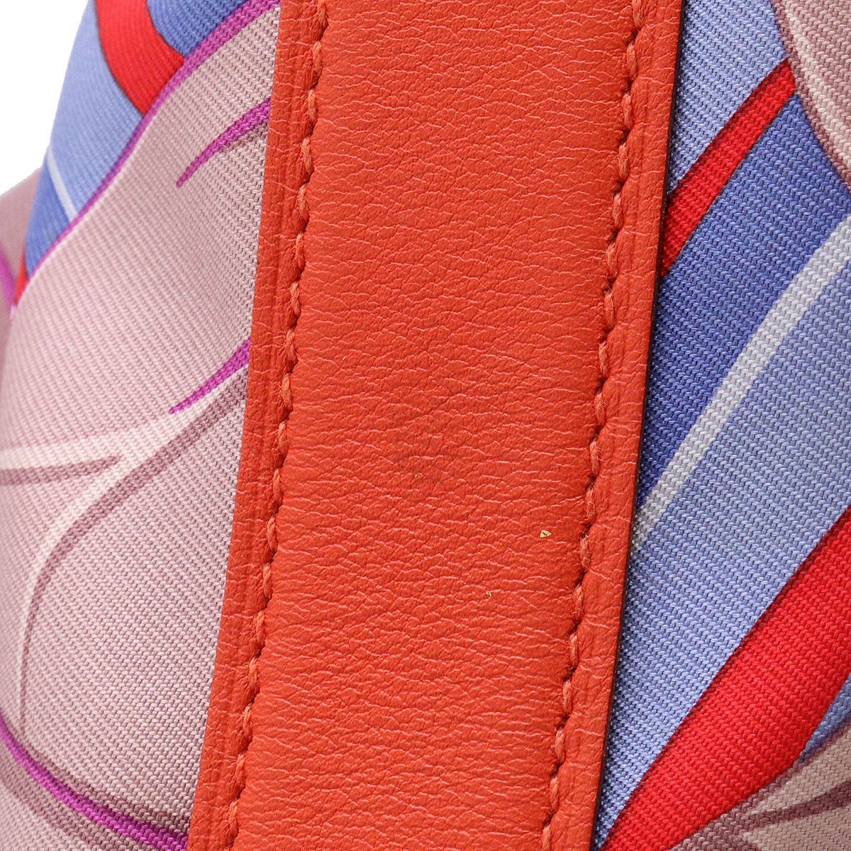 Hermes Hermes Hermes Soie Cool 22 Silk/Leather Shoulder Bag Canvas Shoulder Bag in Very Good Condition Size ONE SIZE - 6 Thumbnail