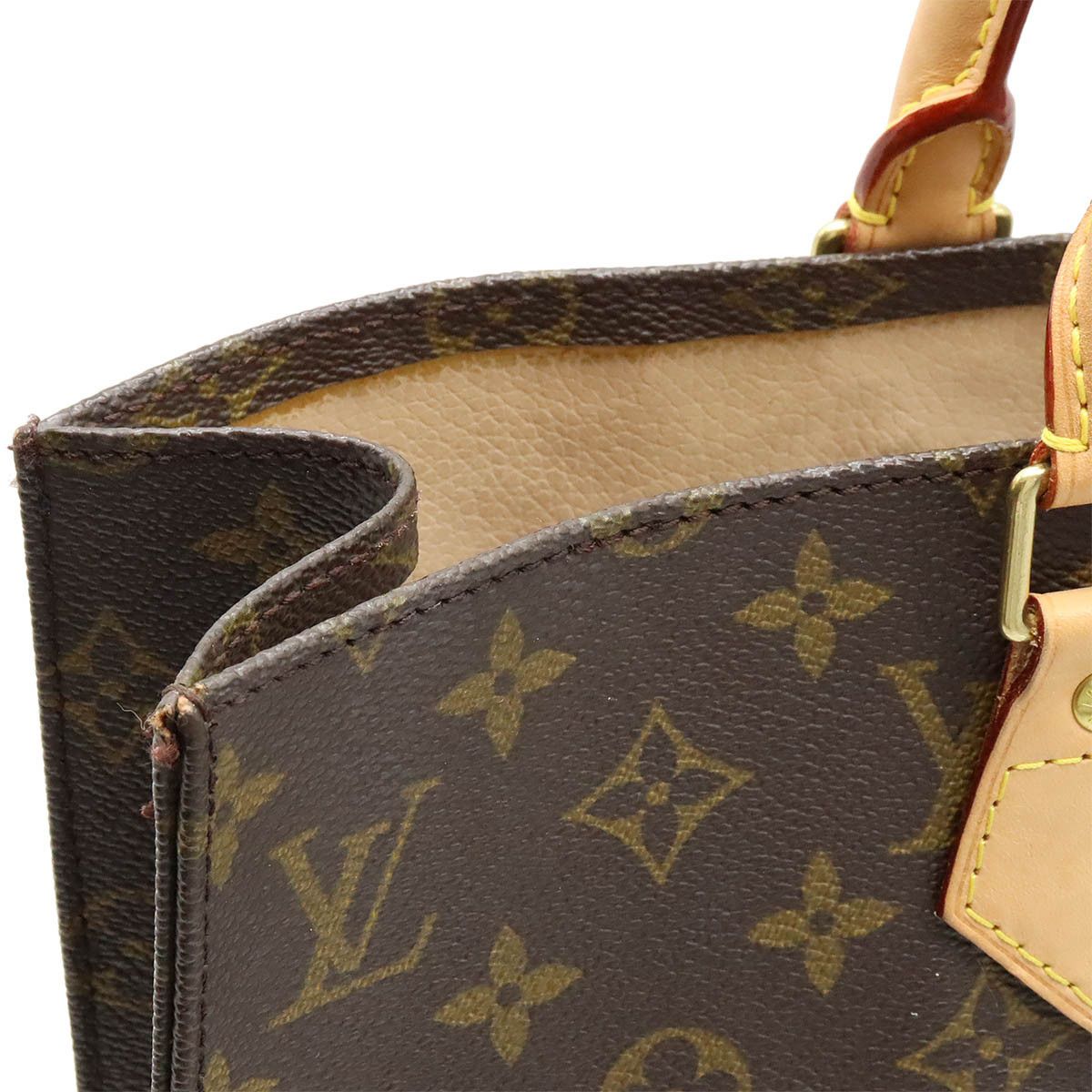Louis Vuitton Louis Vuitton Louis Vuitton Monogram Sac Plat Tote Bag M51140 Canvas Tote Bag M51140 in Very Good Condition Size ONE SIZE - 7 Thumbnail