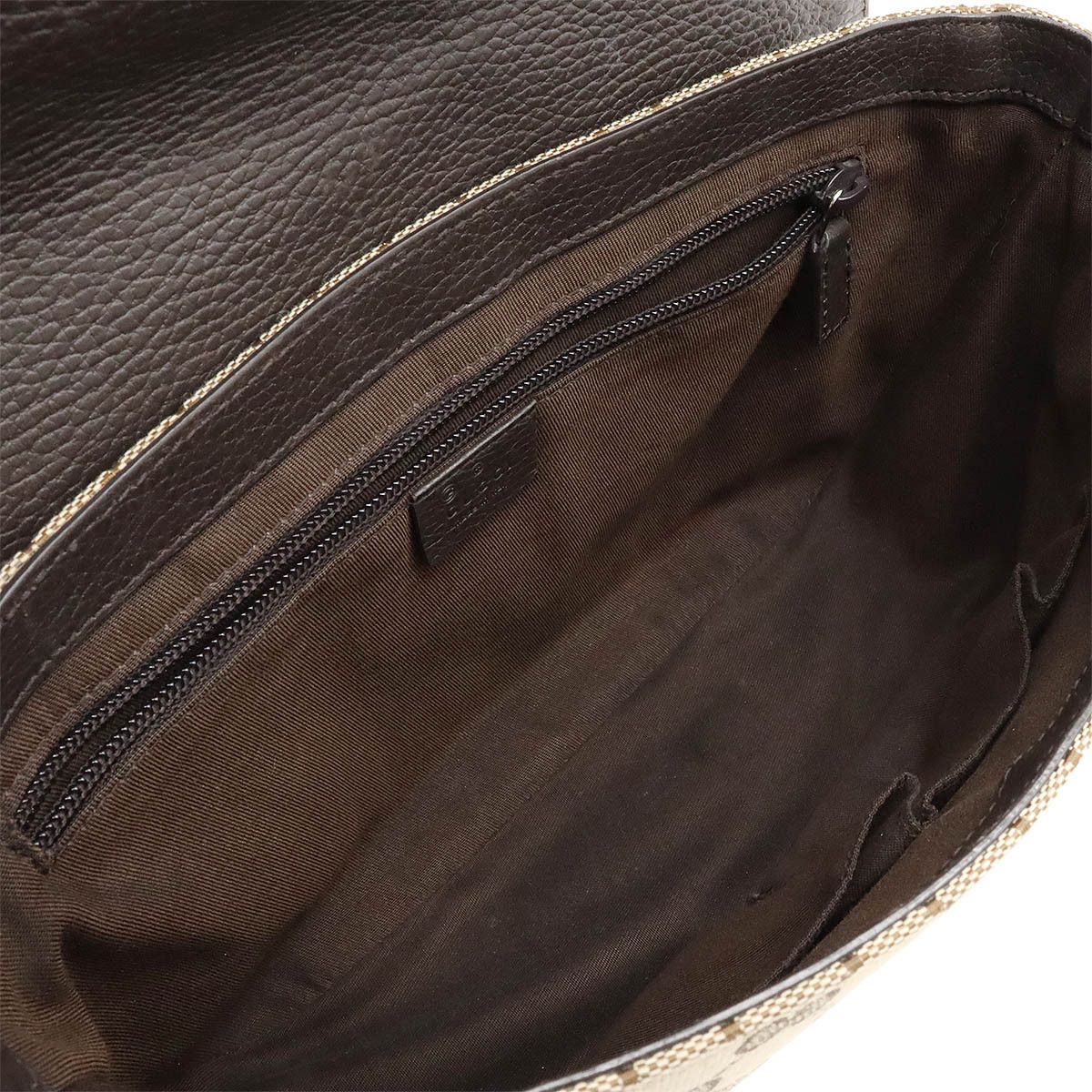 Gucci Gucci GG Canvas Leather Shoulder Bag 449172 Canvas Crossbody Bag 449172 in Very Good Condition