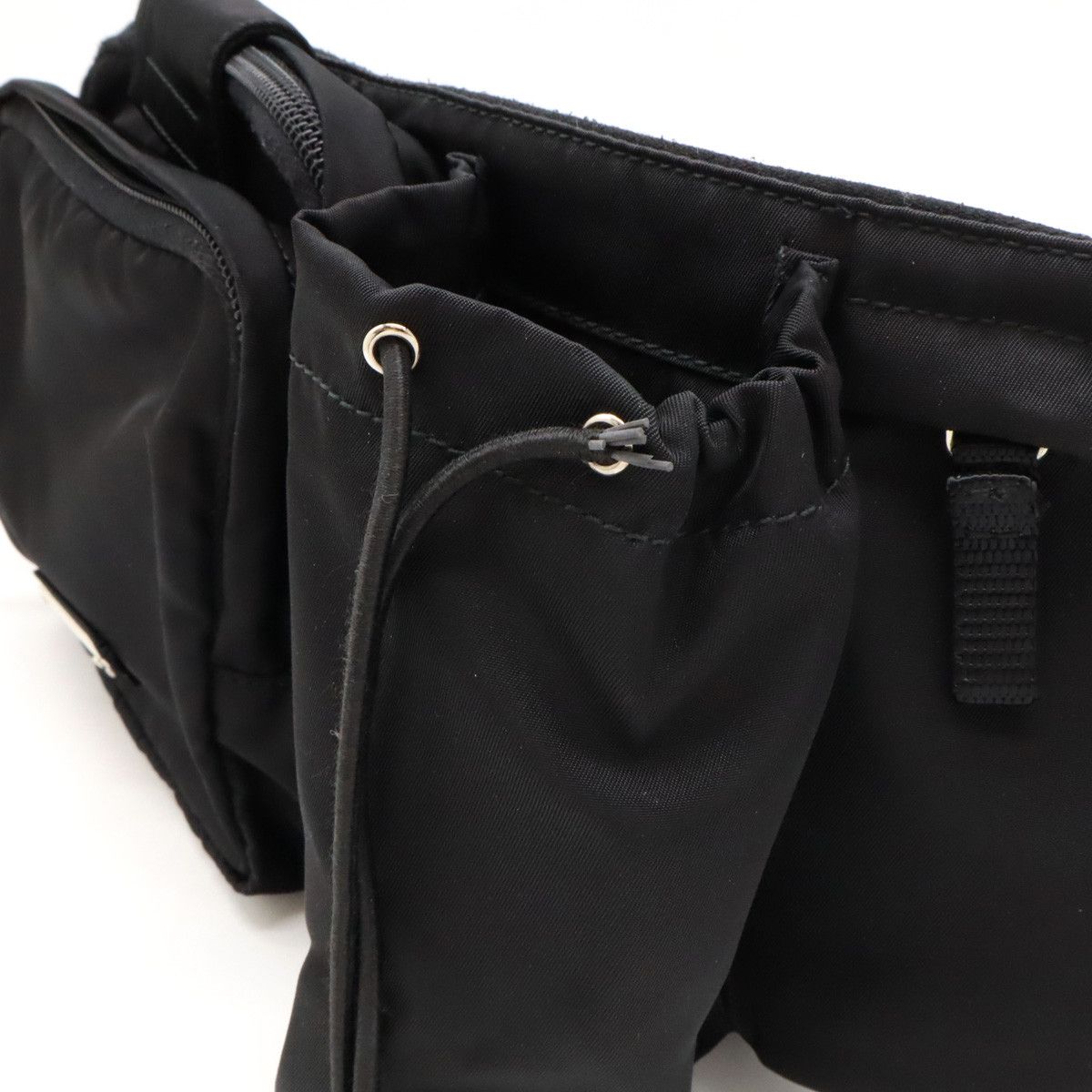 Prada Prada Prada Nylon Waist Bag VA0056 Canvas Belt Bag VA0056 in Very Good Condition Size ONE SIZE - 9 Thumbnail