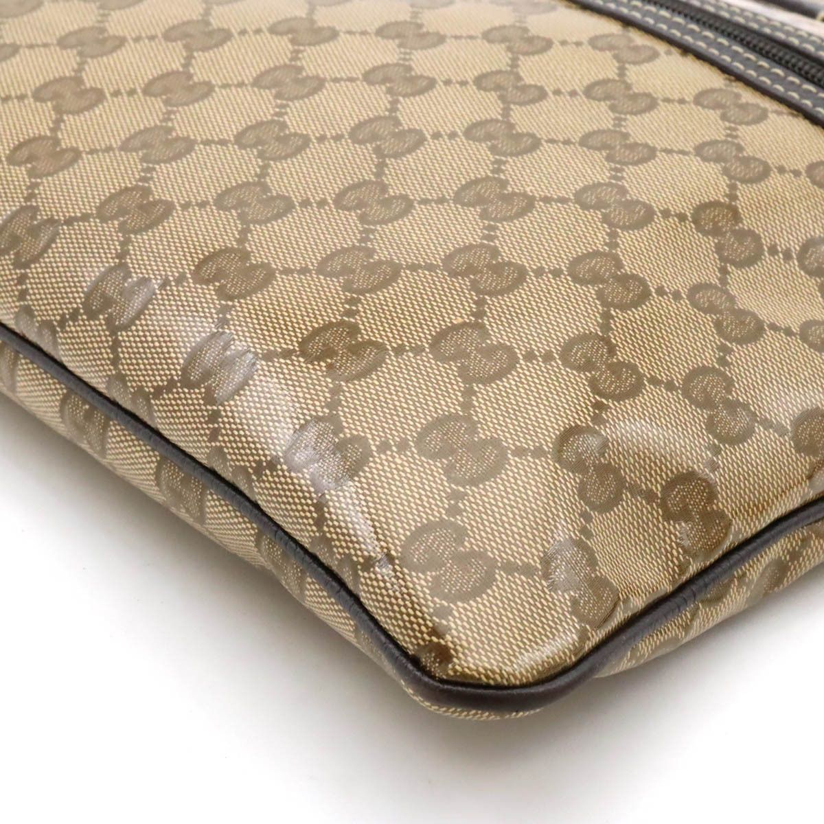 Gucci Gucci Gucci GG Crystal Coated Canvas/Leather Shoulder Bag 264217 Canvas Crossbody Bag 264217 in Great Condition Size ONE SIZE - 3 Thumbnail