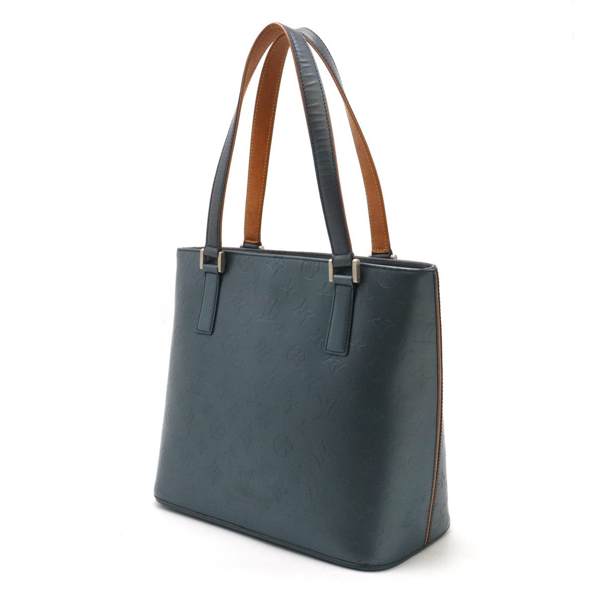 Louis Vuitton Louis Vuitton Louis Vuitton Monogram Mat Stockton Tote Bag M55115 Canvas Tote Bag M55115 in Very Good Condition Size ONE SIZE - 2 Thumbnail