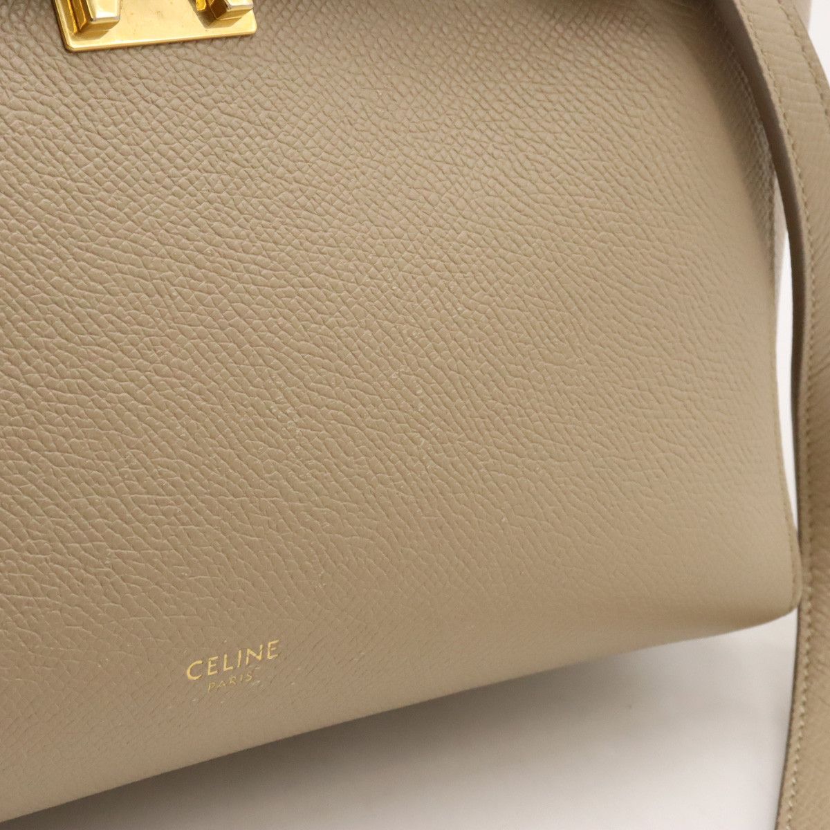 Celine Celine Celine Micro Belt Bag Leather Handbag 2WAY 180153 Leather Handbag 180153 in Very Good Condition Size ONE SIZE - 9 Thumbnail