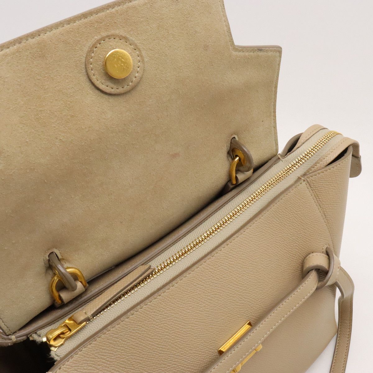 Celine Celine Celine Micro Belt Bag Leather Handbag 2WAY 180153 Leather Handbag 180153 in Very Good Condition Size ONE SIZE - 7 Thumbnail