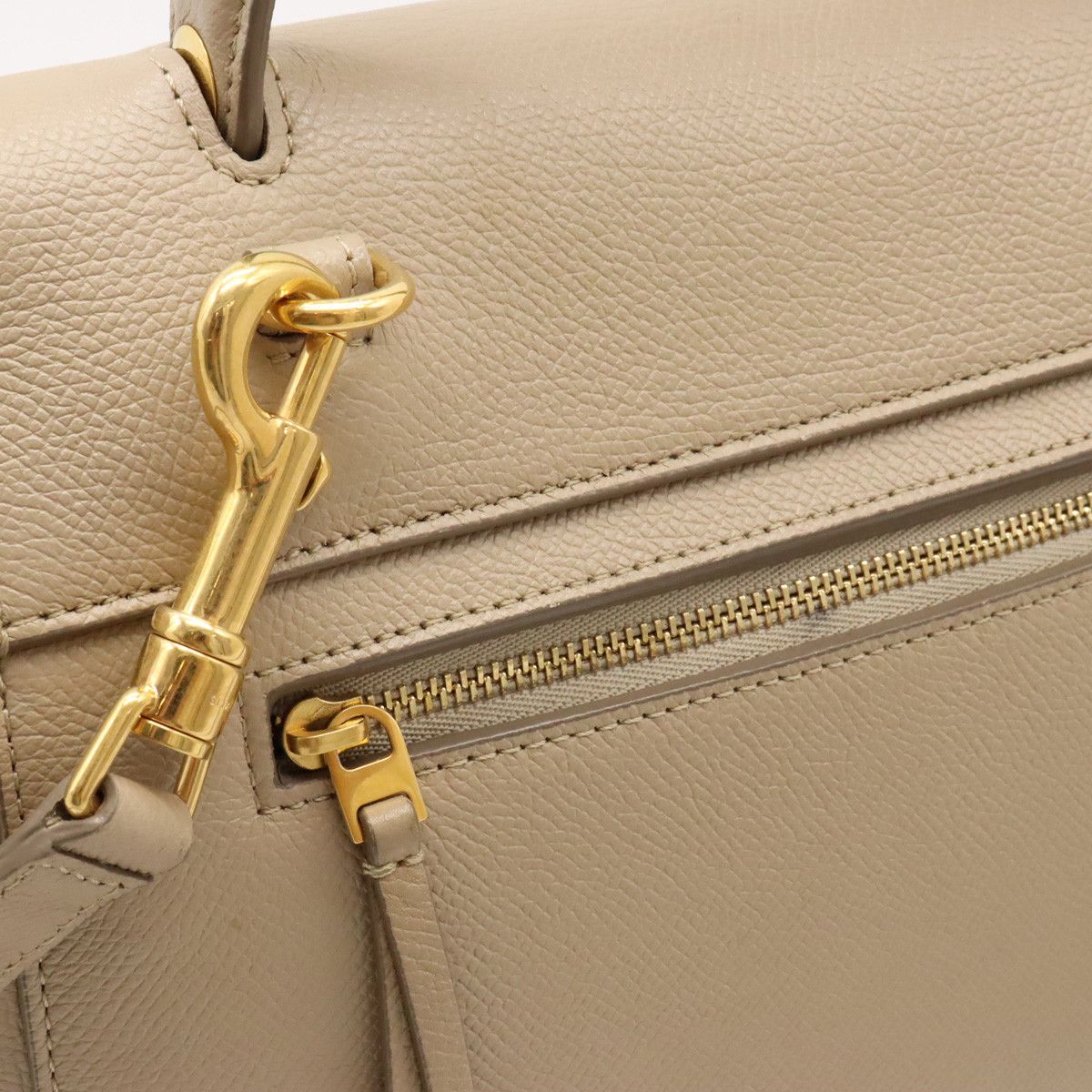 Celine Celine Celine Micro Belt Bag Leather Handbag 2WAY 180153 Leather Handbag 180153 in Very Good Condition Size ONE SIZE - 8 Thumbnail
