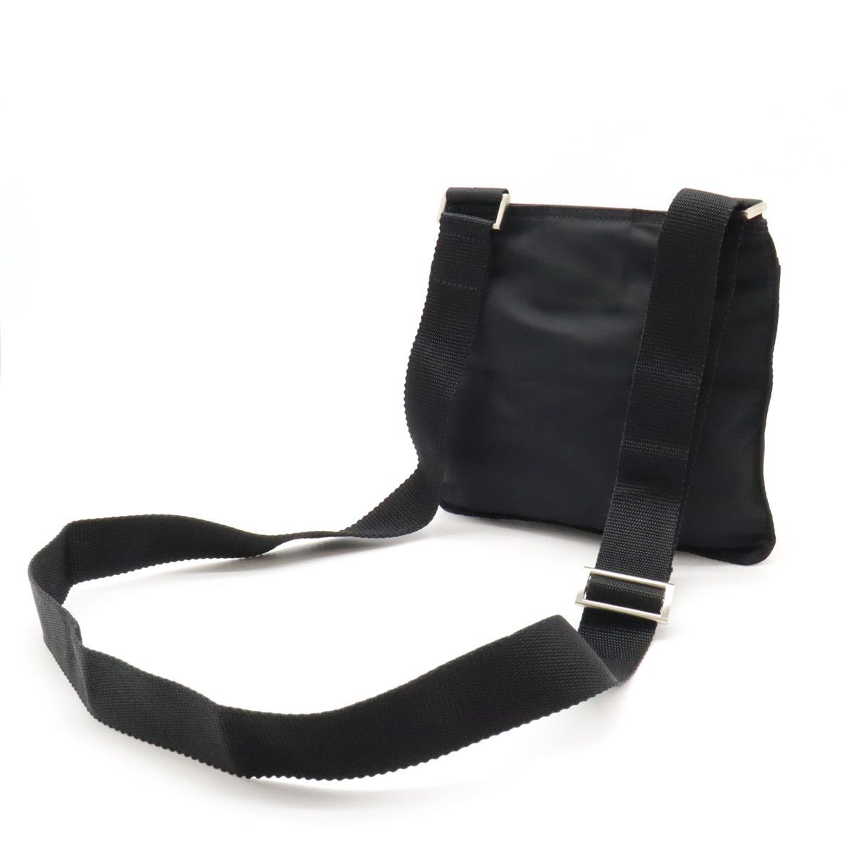 Prada Prada Prada Nylon/Leather VELA Shoulder Bag Pochette B7372 Canvas Crossbody Bag B7372 in Great Condition Size ONE SIZE - 2 Thumbnail