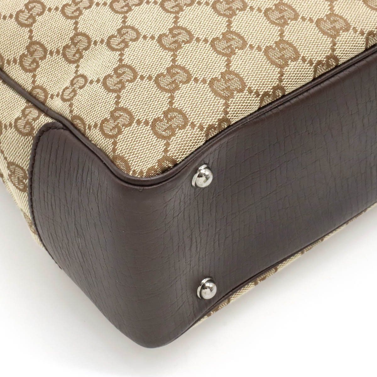 Gucci Gucci Gucci Bamboo GG Canvas Tote Bag 112526 Canvas Tote Bag 112526 in Great Condition Size ONE SIZE - 3 Thumbnail
