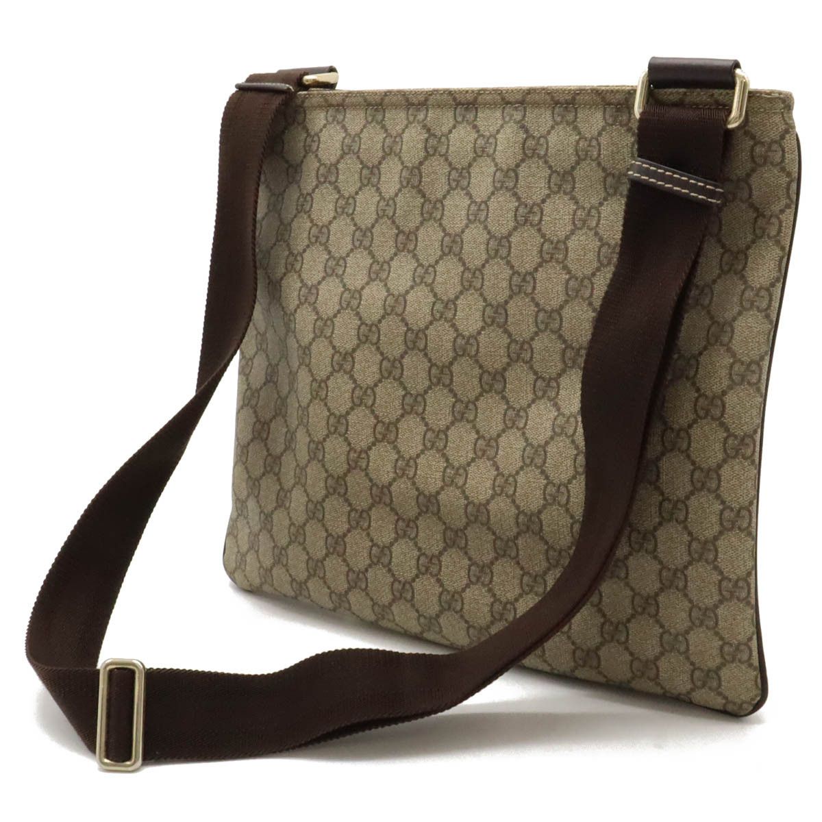 Gucci Gucci Gucci GG Supreme GG Plus PVC Leather Shoulder Bag 201446 Canvas Crossbody Bag 201446 in Very Good Condition Size ONE SIZE - 2 Thumbnail
