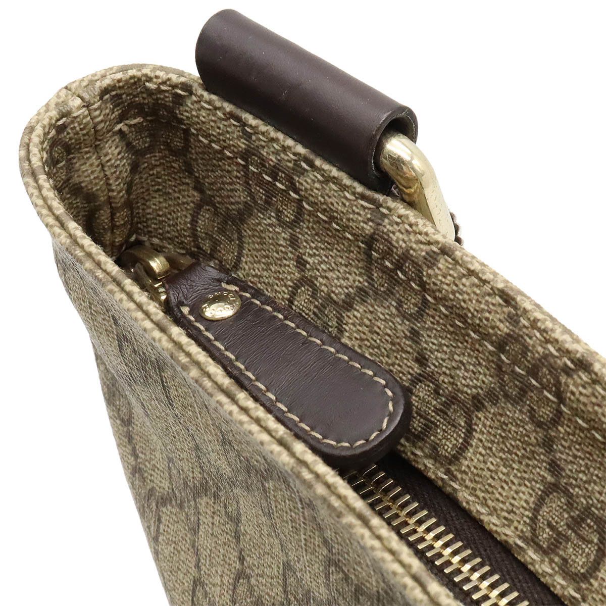 Gucci Gucci Gucci GG Supreme GG Plus PVC Leather Shoulder Bag 201446 Canvas Crossbody Bag 201446 in Very Good Condition Size ONE SIZE - 6 Thumbnail