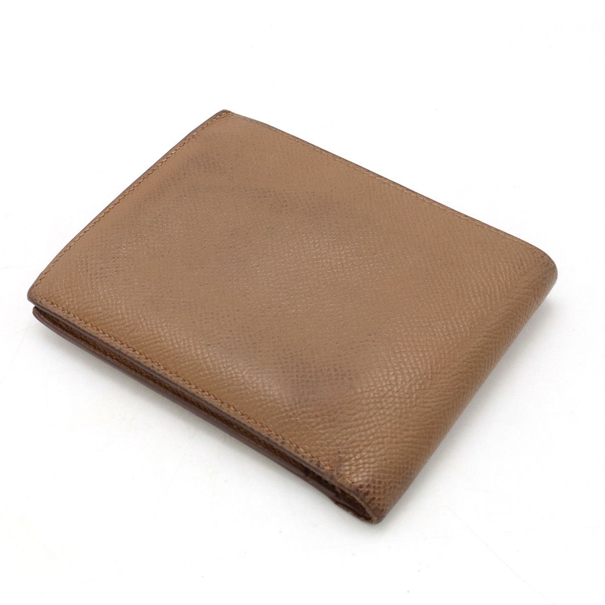 Hermes Hermes Hermes MC2 Galilee Bifold Wallet Vaux Epson Leather Brown Leather Short Wallet in Good Condition Size ONE SIZE - 2 Thumbnail
