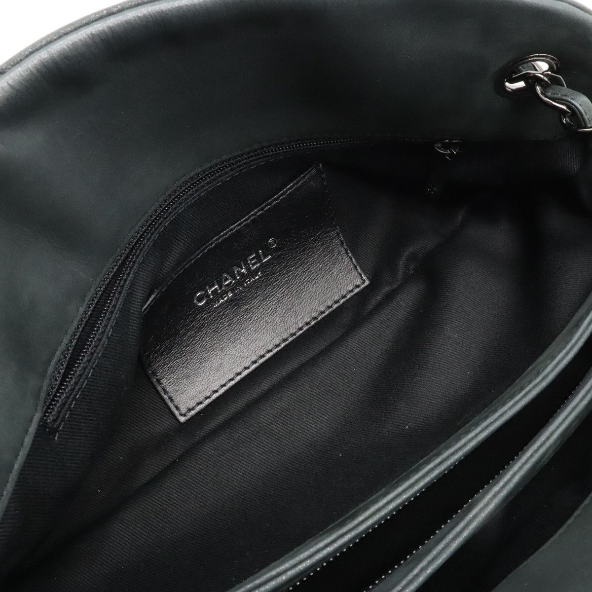 Chanel Chanel Chanel Sparkle Leather Mademoiselle Matelasse Bowling Bag Shoulder Bag A50556 Leather Shoulder Bag A50556 in Very Good Condition Size ONE SIZE - 6 Thumbnail