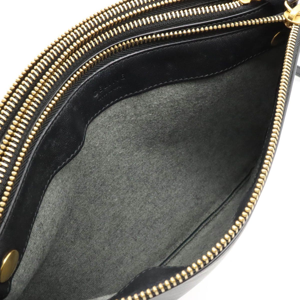 Celine Celine Celine Trio Large Lambskin Shoulder Bag 171453 Leather Crossbody Bag 171453 in Very Good Condition Size ONE SIZE - 5 Thumbnail