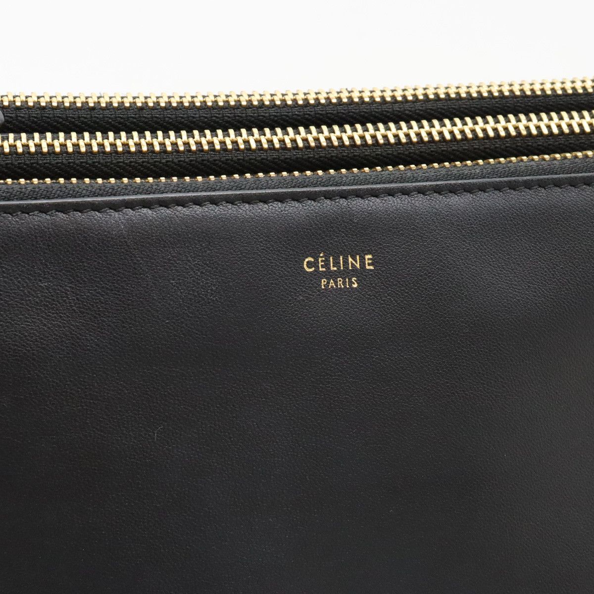 Celine Celine Celine Trio Large Lambskin Shoulder Bag 171453 Leather Crossbody Bag 171453 in Very Good Condition Size ONE SIZE - 7 Thumbnail
