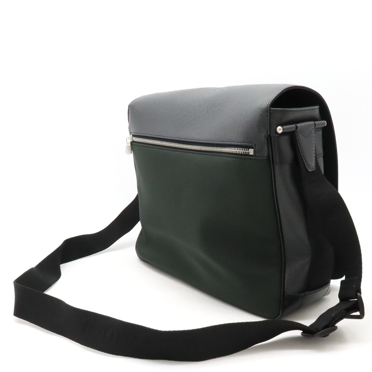 Louis Vuitton Louis Vuitton Louis Vuitton Taiga Leather Canvas Victor Shoulder Bag M30142 Leather Crossbody Bag M30142 in Very Good Condition Size ONE SIZE - 2 Thumbnail
