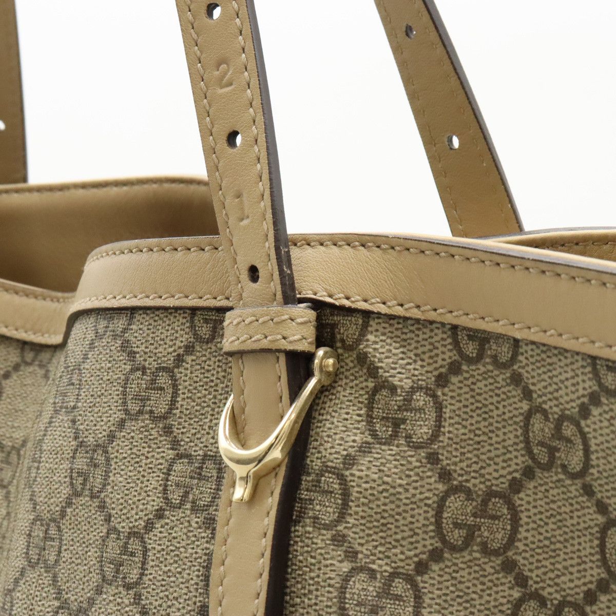 Gucci Gucci Gucci GG Supreme Tote Bag PVC Leather 309613 Canvas Tote Bag 309613 in Very Good Condition Size ONE SIZE - 8 Thumbnail