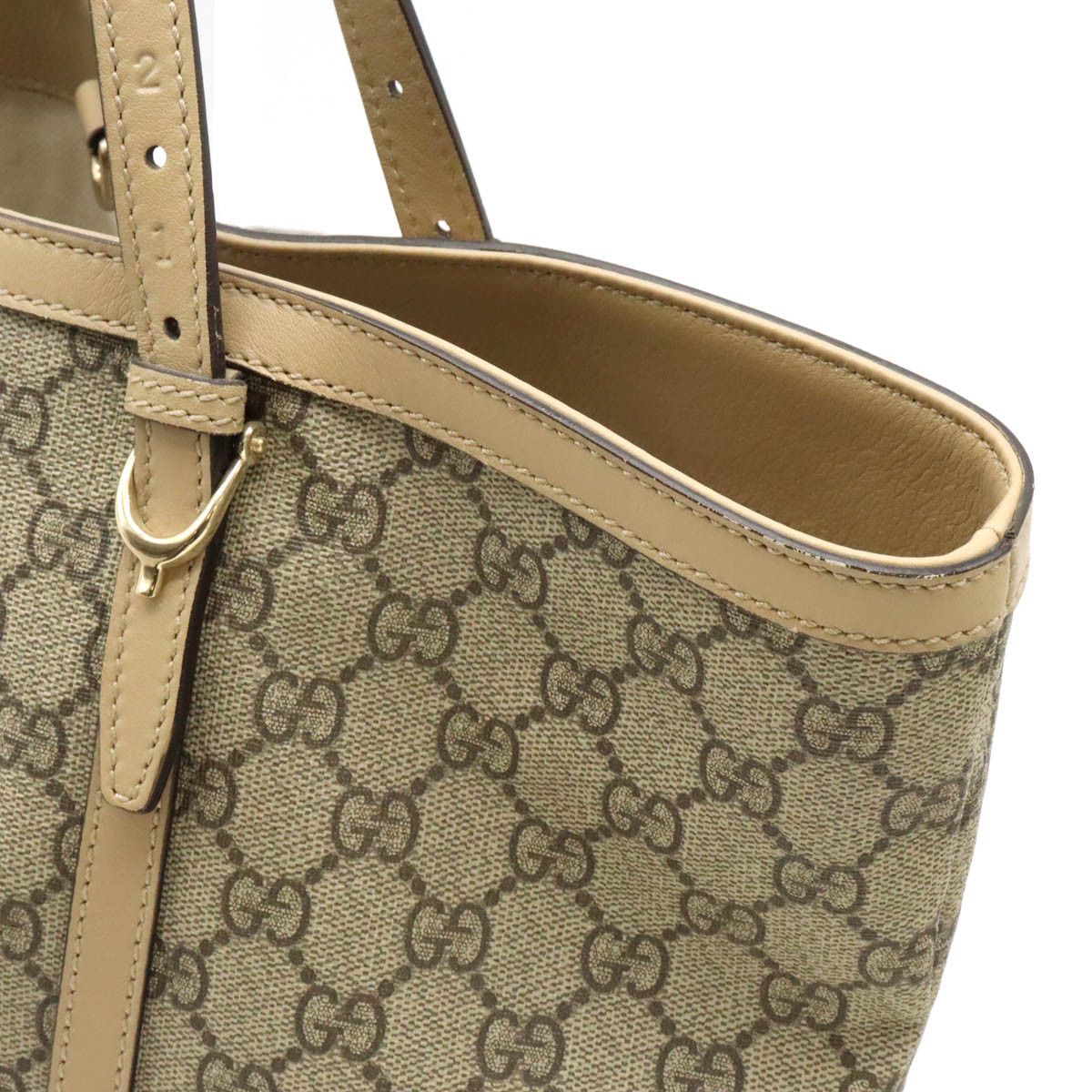 Gucci Gucci Gucci GG Supreme Tote Bag PVC Leather 309613 Canvas Tote Bag 309613 in Very Good Condition Size ONE SIZE - 7 Thumbnail