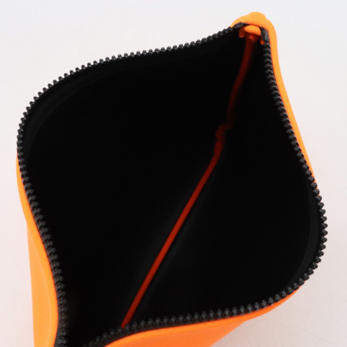 Other Other HERMES Neobain MM Clutch Bag Polyamide Orange Black Canvas Clutch Bag in Very Good Condition Size ONE SIZE - 5 Thumbnail