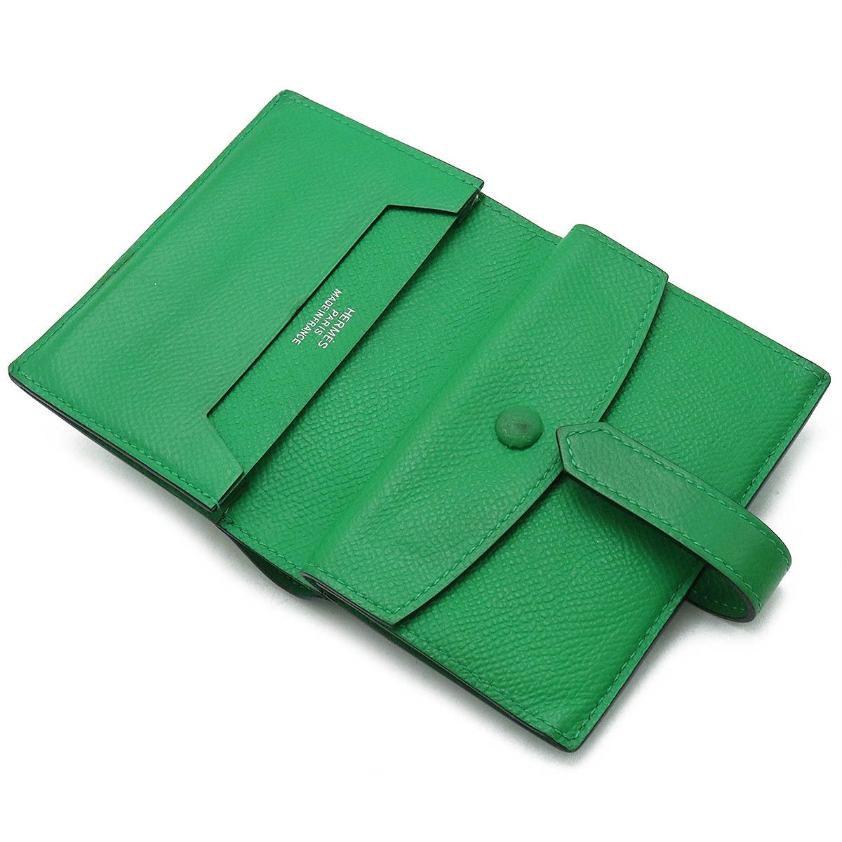 Hermes Hermes Hermes Leather Bearn Mini Compact Wallet Leather Short Wallet in Very Good Condition Size ONE SIZE - 4 Thumbnail