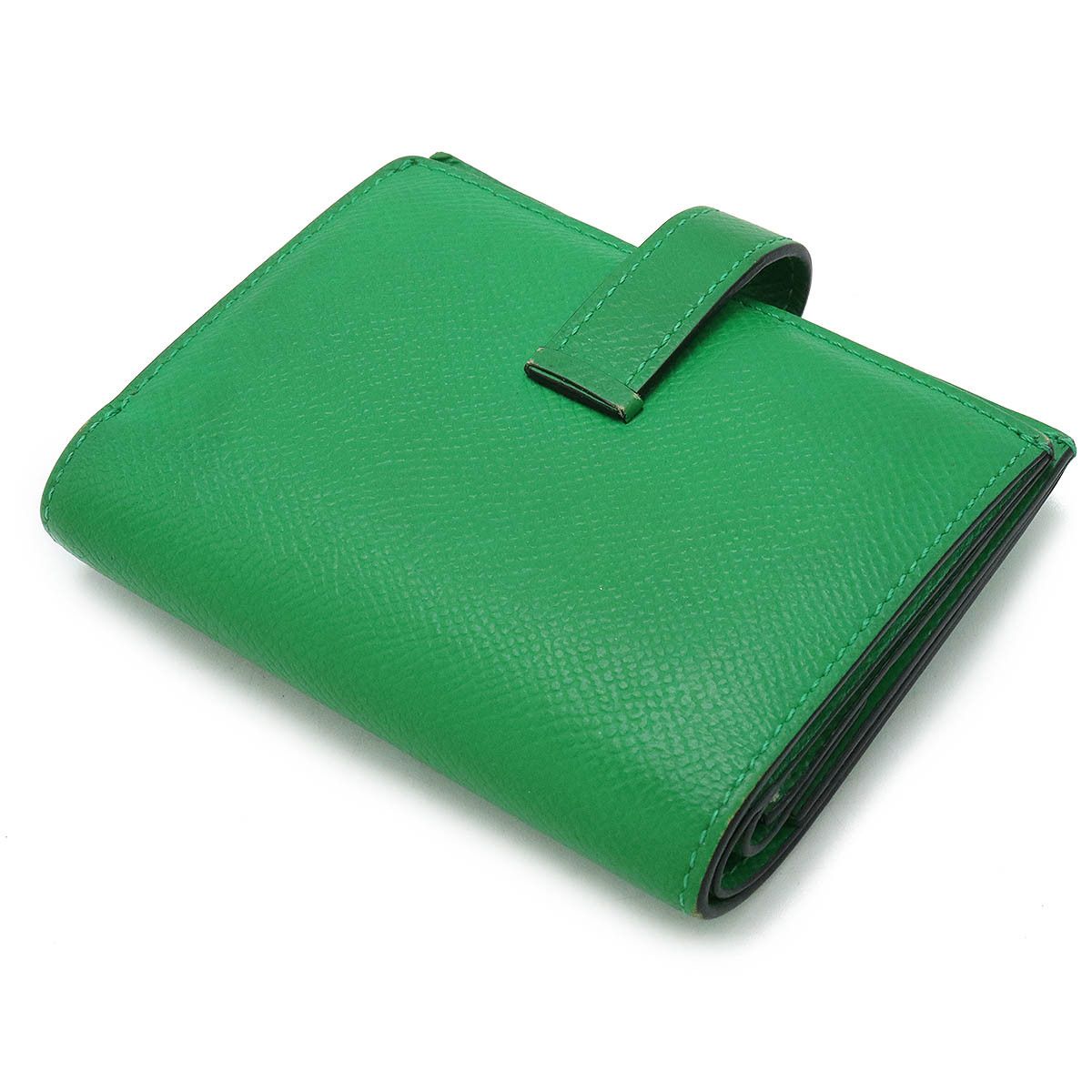 Hermes Hermes Hermes Leather Bearn Mini Compact Wallet Leather Short Wallet in Very Good Condition Size ONE SIZE - 2 Thumbnail