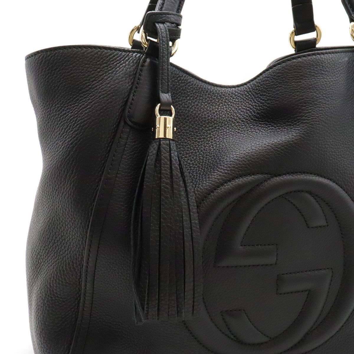 Gucci Gucci Gucci Soho Leather Fringe Tassel Tote Bag 282309 Leather Tote Bag 282309 in Great Condition Size ONE SIZE - 7 Thumbnail