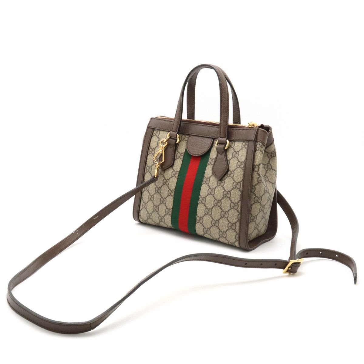 Gucci Gucci Gucci Ophidia GG Small Tote Bag PVC Leather 547551 Canvas Tote Bag 547551 in Very Good Condition Size ONE SIZE - 2 Thumbnail