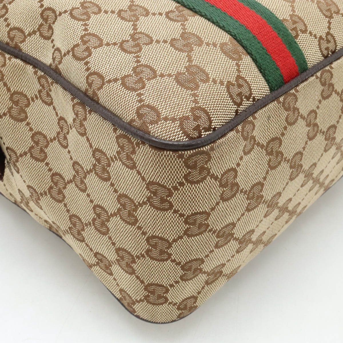 Gucci Gucci Gucci GG Canvas Sherry Line Tote Bag 189753 Canvas Tote Bag 189753 in Great Condition Size ONE SIZE - 3 Thumbnail