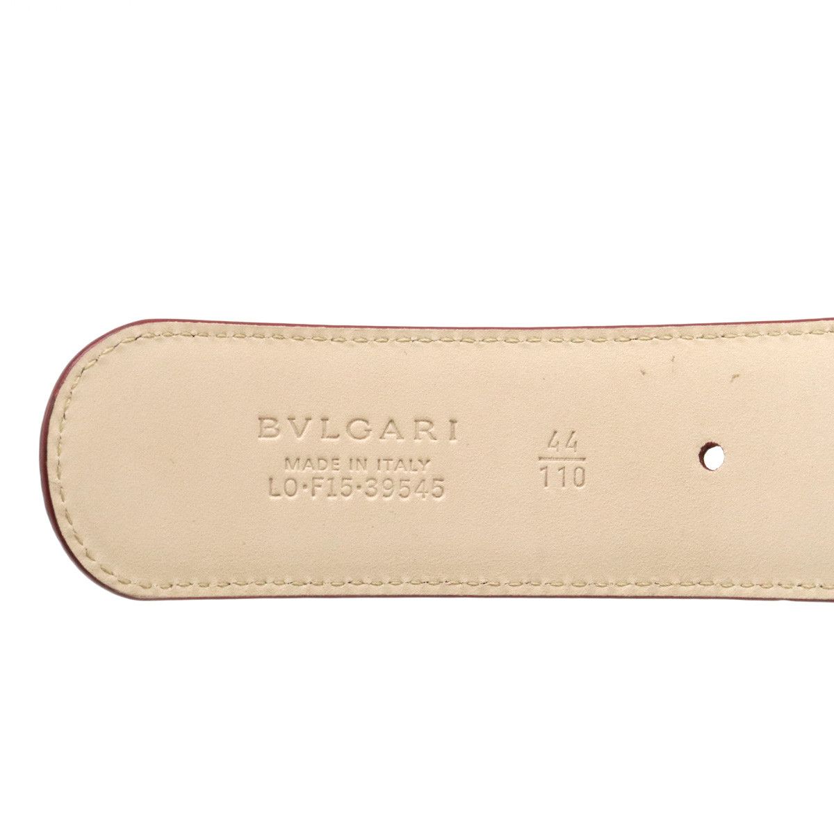 Bvlgari Bvlgari Bvlgari Grain Leather Belt with Round Logo Buckle Leather Belt 20230 in Great Condition Size ONE SIZE - 6 Thumbnail