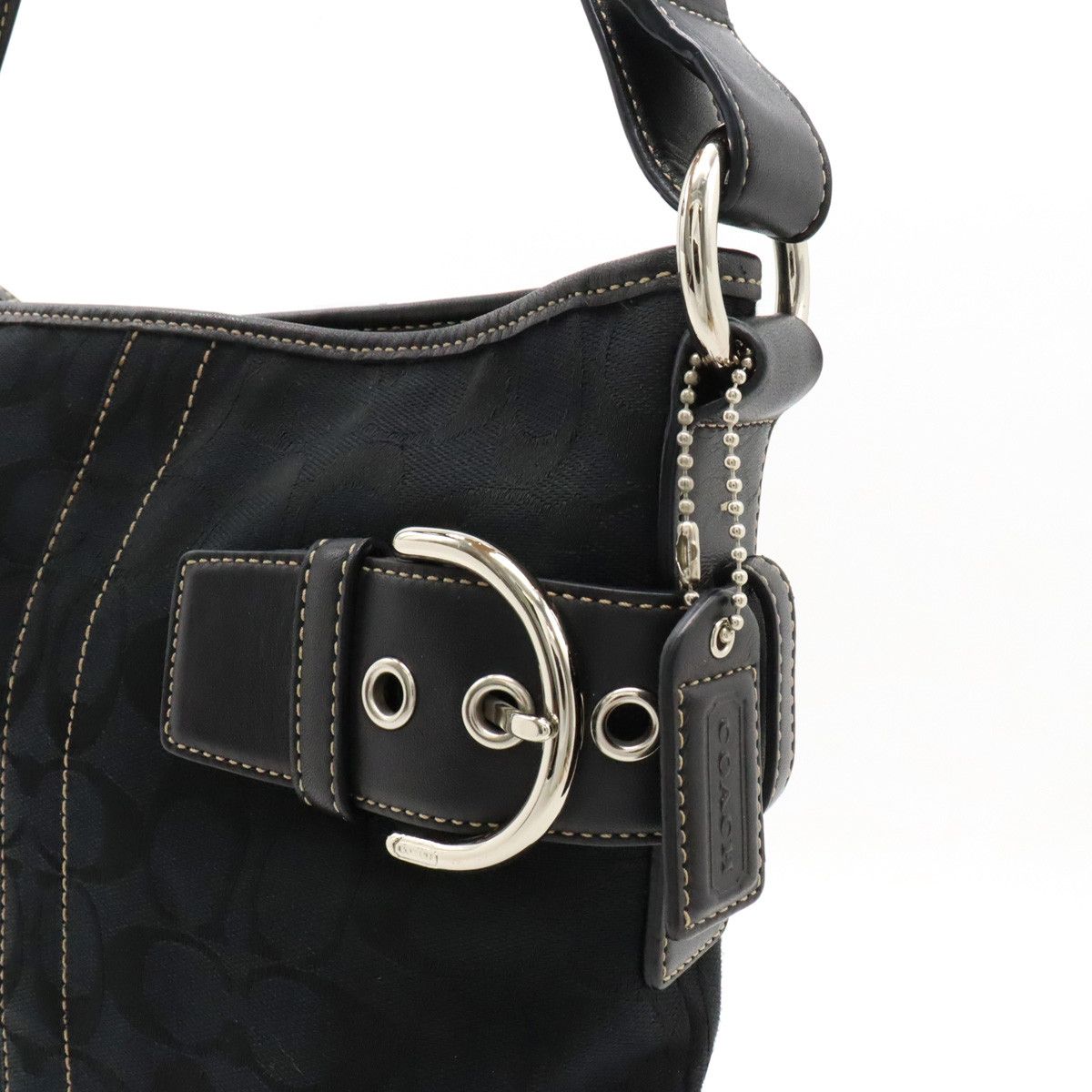 Coach Coach Coach Signature Canvas/Leather Shoulder Bag 3574 Canvas Shoulder Bag 3574 in Great Condition Size ONE SIZE - 8 Thumbnail