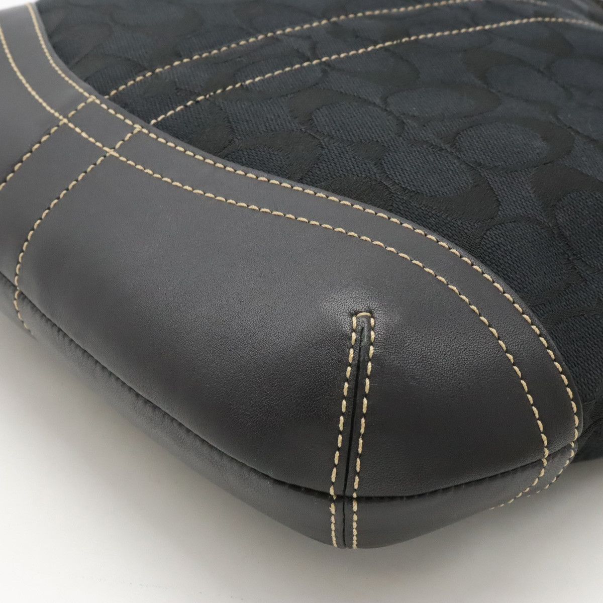 Coach Coach Coach Signature Canvas/Leather Shoulder Bag 3574 Canvas Shoulder Bag 3574 in Great Condition Size ONE SIZE - 3 Thumbnail