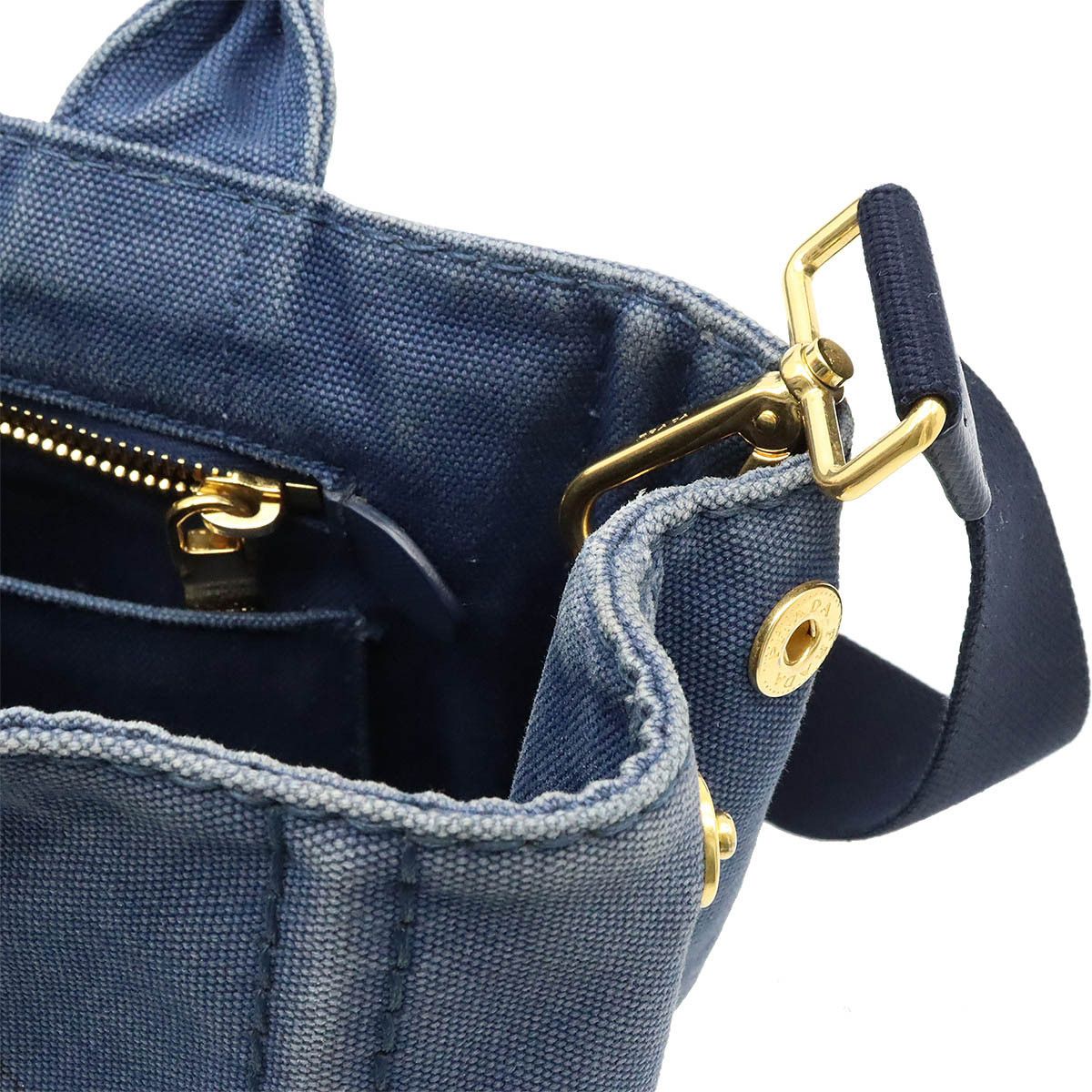 Prada Prada Prada CANAPA Canvas Tote Bag 1BG439 Canvas Tote Bag 1BG439 in Good Condition Size ONE SIZE - 6 Thumbnail