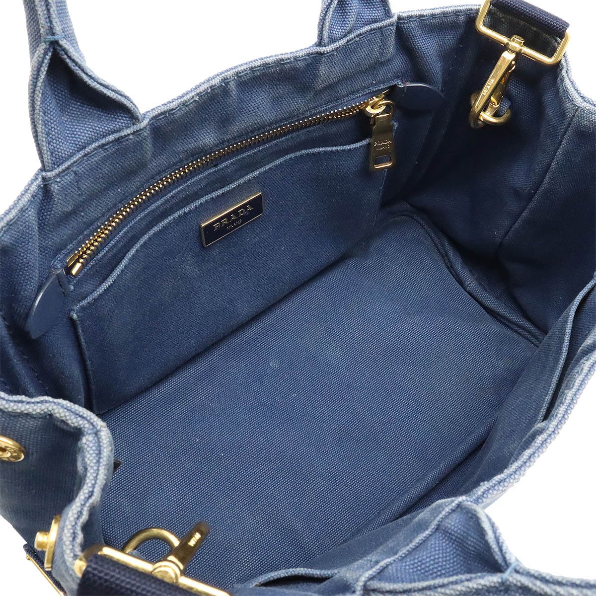 Prada Prada Prada CANAPA Canvas Tote Bag 1BG439 Canvas Tote Bag 1BG439 in Good Condition Size ONE SIZE - 5 Thumbnail