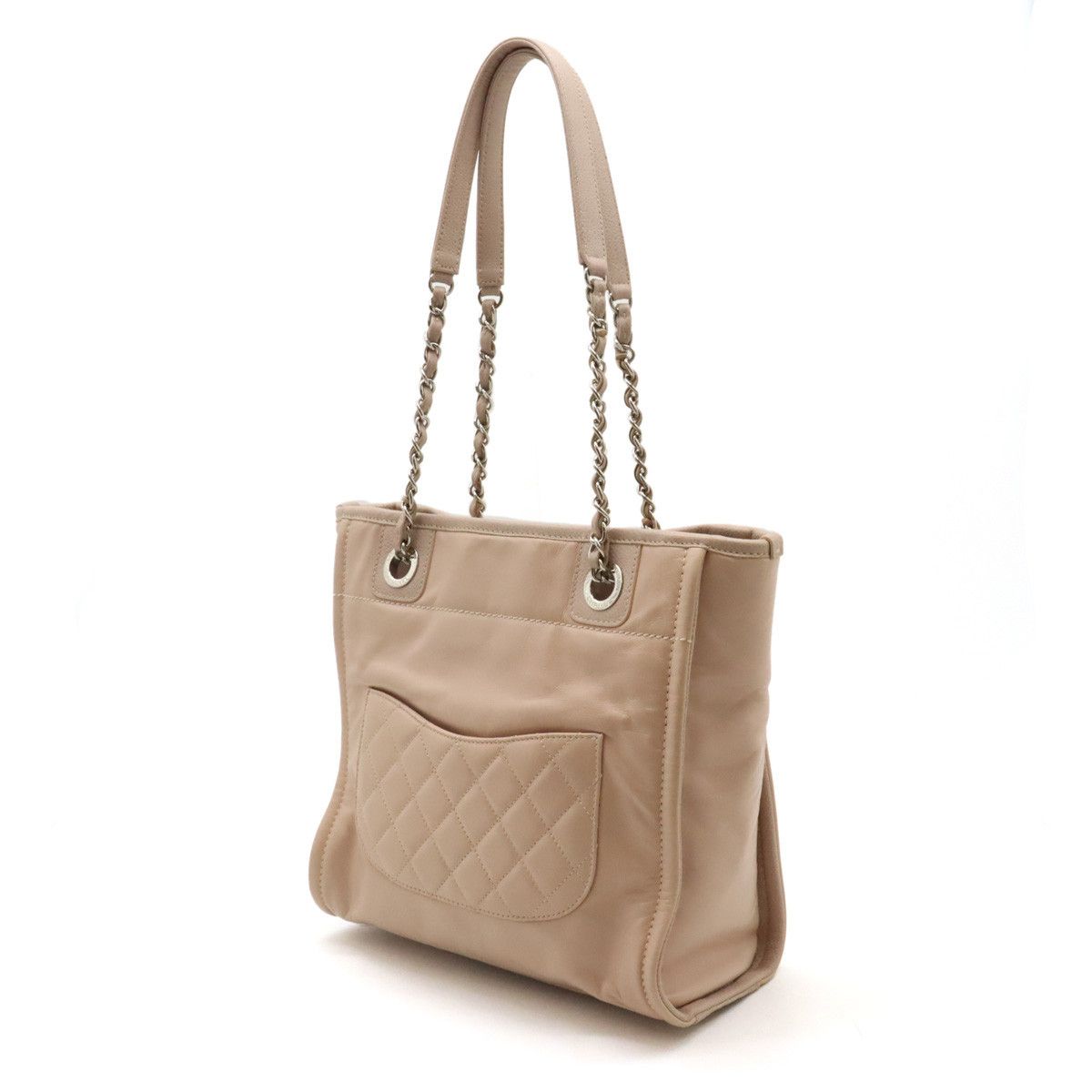Chanel Chanel Chanel Deauville Chain Shoulder Tote Bag Calf Leather A93256 Leather Tote Bag A93256 in Very Good Condition Size ONE SIZE - 2 Thumbnail