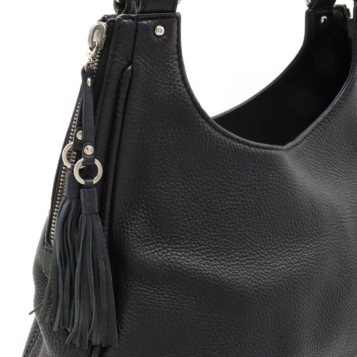 Chanel Chanel Chanel Leather Logo Tassel Fringe Tote Bag Leather Tote Bag in Good Condition Size ONE SIZE - 6 Thumbnail