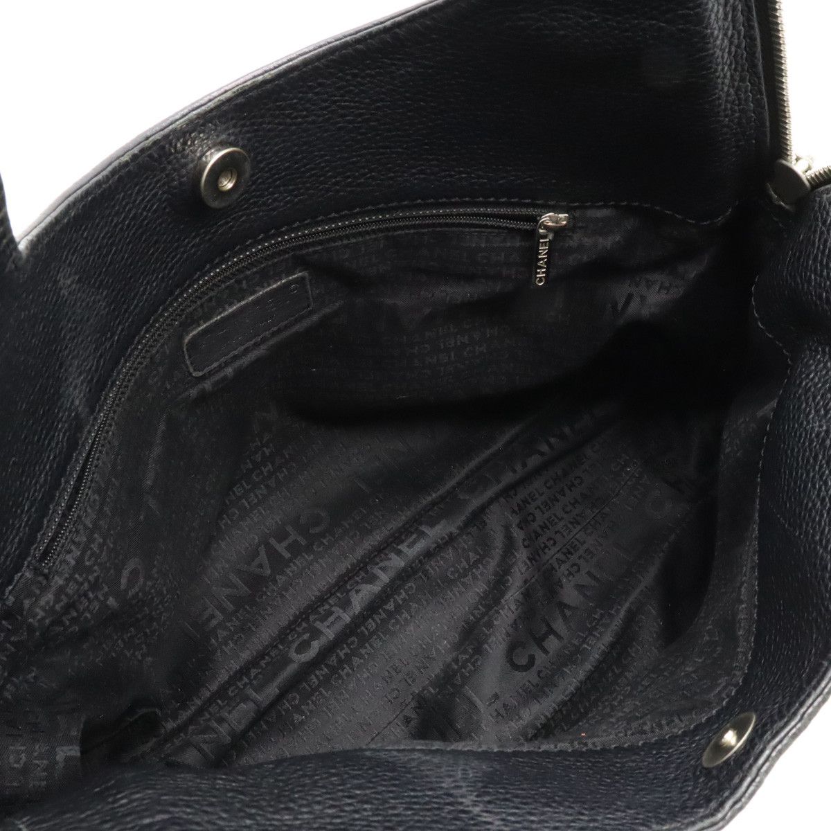 Chanel Chanel Chanel Leather Logo Tassel Fringe Tote Bag Leather Tote Bag in Good Condition Size ONE SIZE - 5 Thumbnail