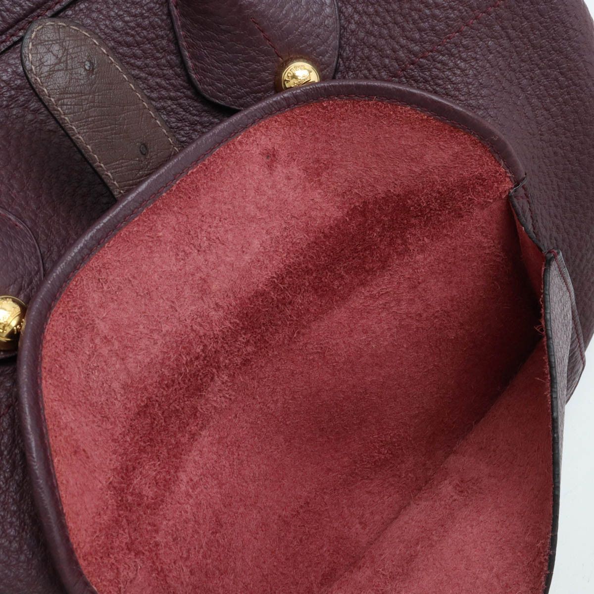 Loewe Loewe Loewe Leather/Ostrich May 35 Tote Bag 2WAY Leather Tote Bag in Great Condition Size ONE SIZE - 7 Thumbnail