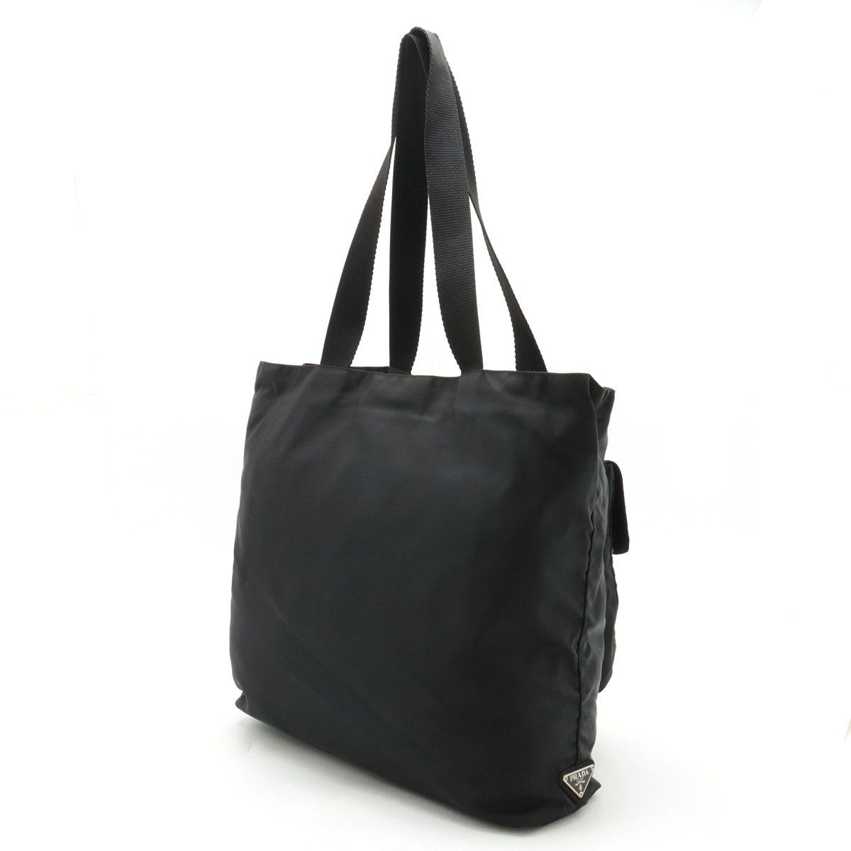 Prada Prada Prada Nylon/Leather Tote Bag Canvas Tote Bag in Very Good Condition Size ONE SIZE - 2 Thumbnail