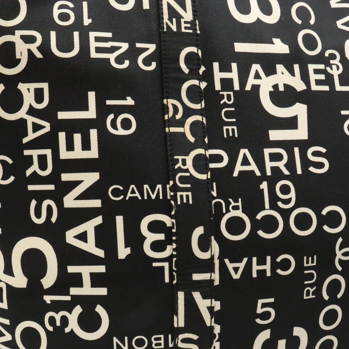 Chanel Chanel Chanel Canvas Plastic Chain Logo Tote Bag Canvas Tote Bag in Very Good Condition Size ONE SIZE - 7 Thumbnail