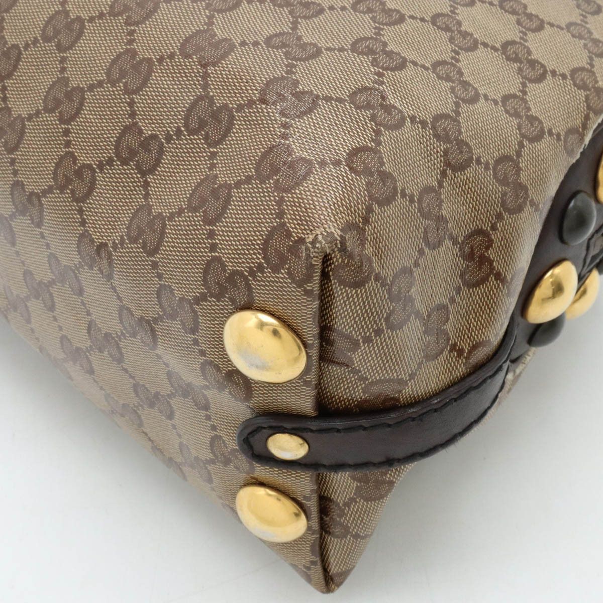 Gucci Gucci Gucci GG Crystal Hysteria Handbag Coated Canvas Leather Canvas Handbag 209600 in Good Condition Size ONE SIZE - 3 Thumbnail
