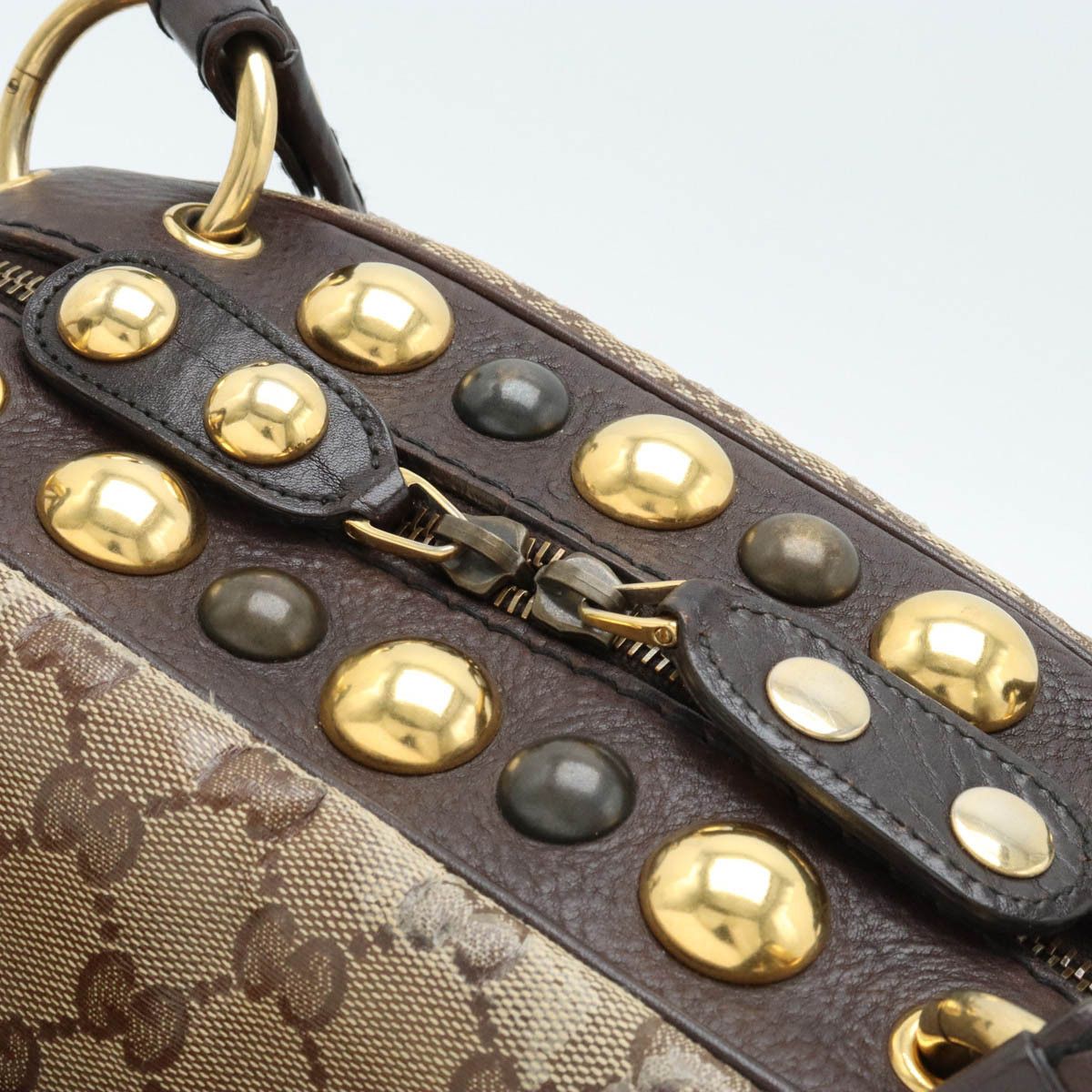 Gucci Gucci Gucci GG Crystal Hysteria Handbag Coated Canvas Leather Canvas Handbag 209600 in Good Condition Size ONE SIZE - 9 Thumbnail