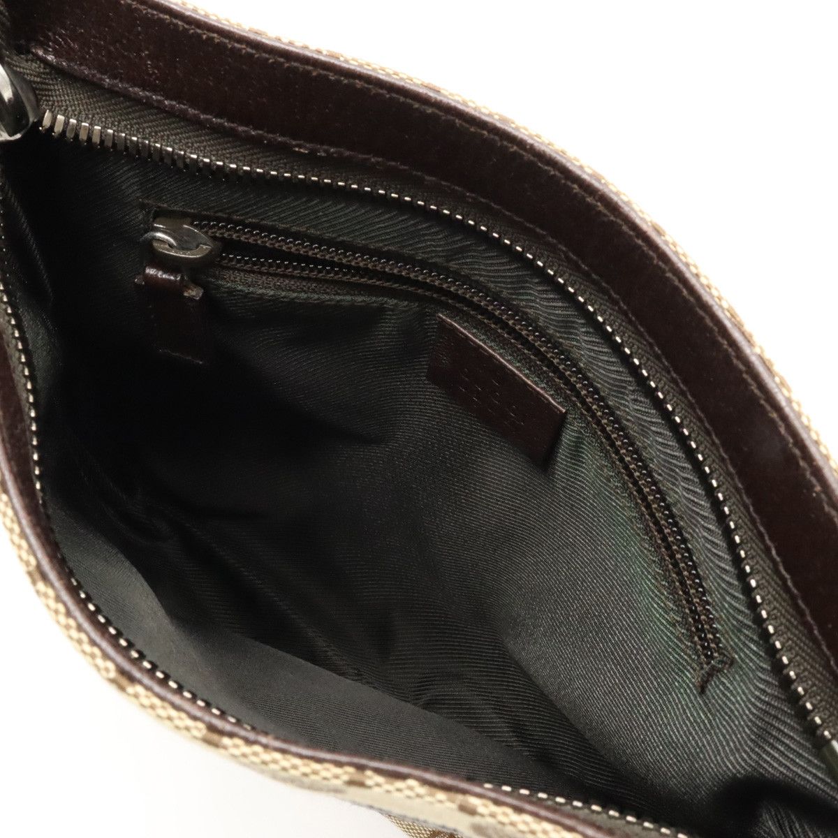 Gucci Gucci Gucci GG Canvas Leather Shoulder Bag 122793 Canvas Crossbody Bag 122793 in Great Condition Size ONE SIZE - 5 Thumbnail