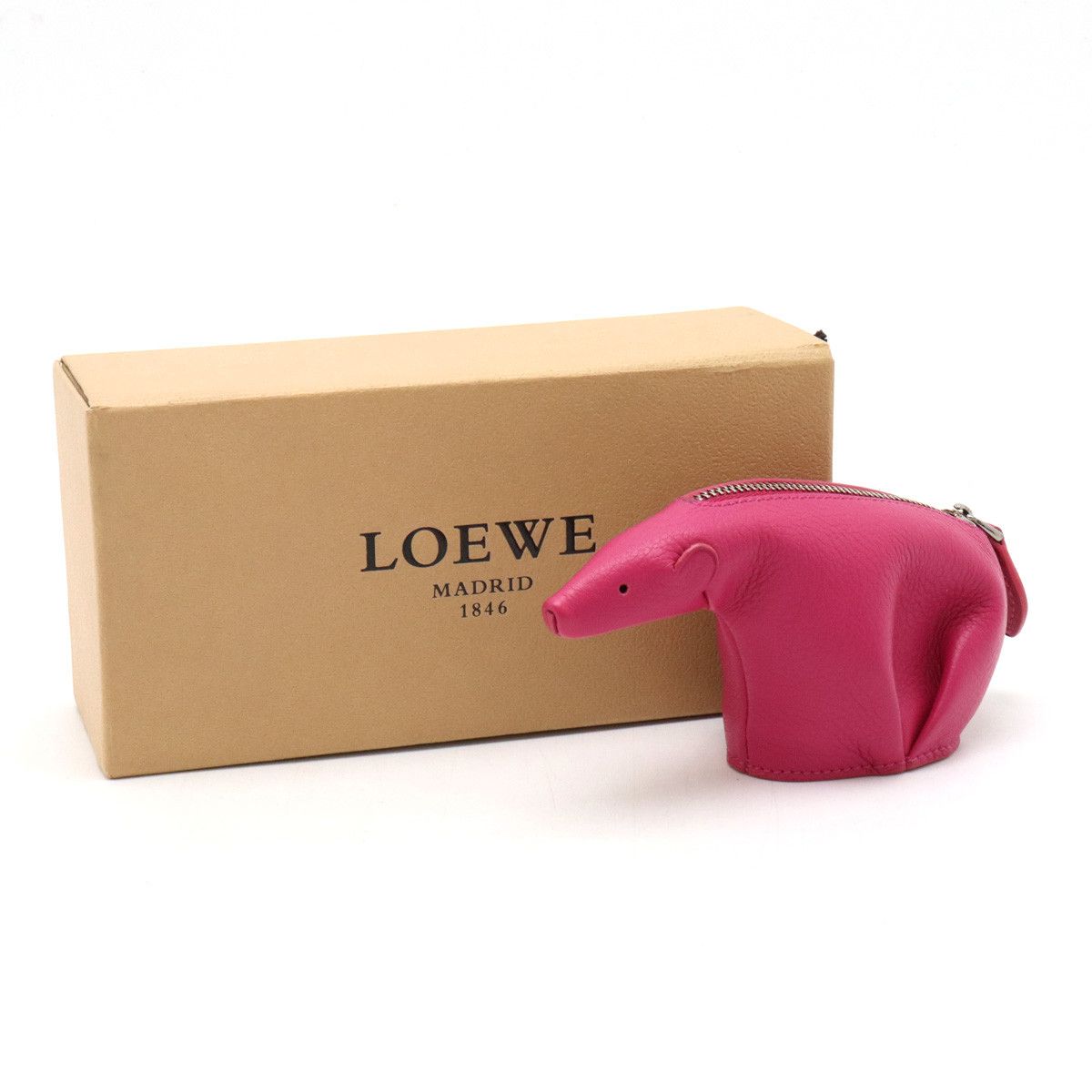 Loewe Loewe Loewe Leather Animal Collection Bear Coin Case Leather Coin Case in Pristine Condition Size ONE SIZE - 8 Thumbnail