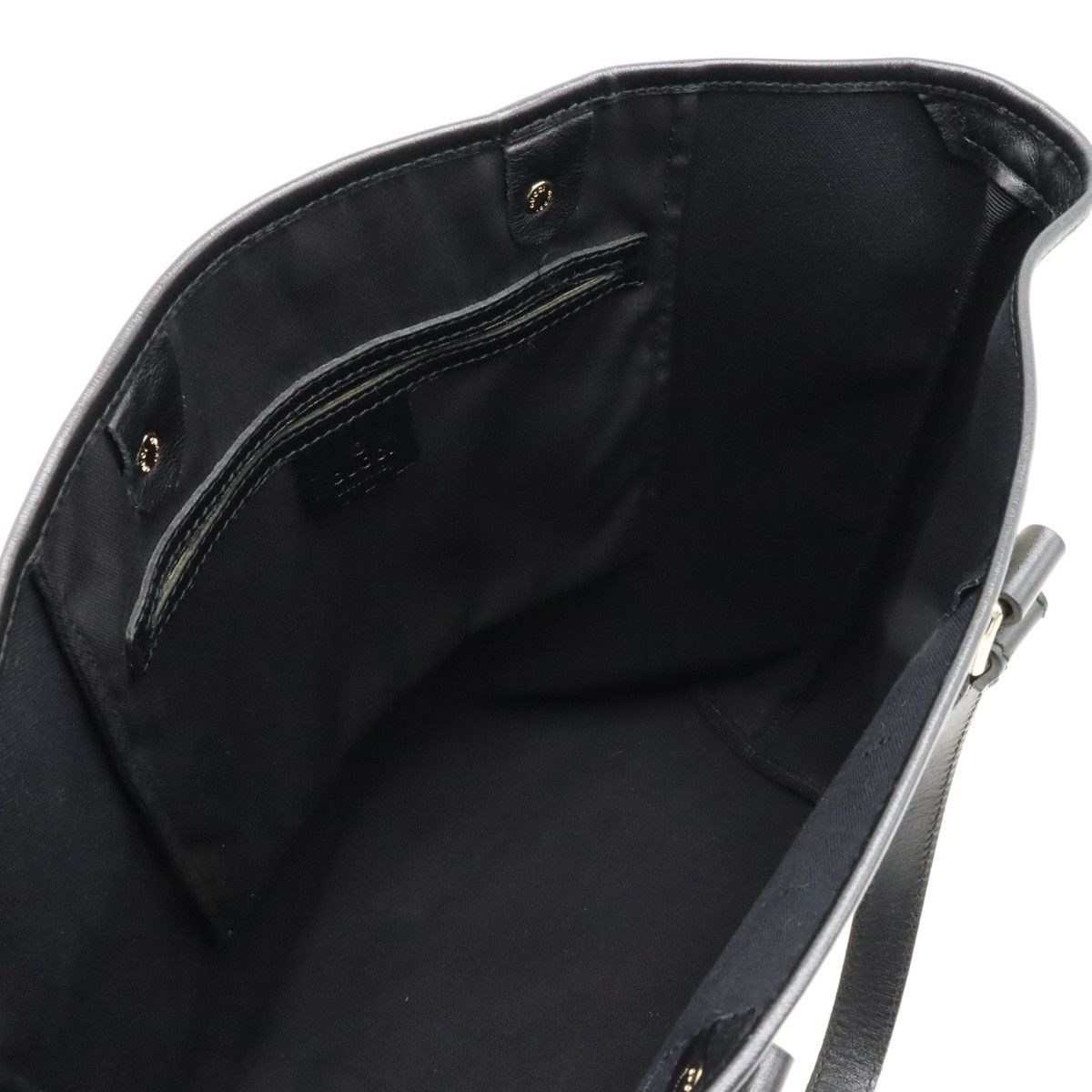 Gucci Gucci Gucci GG Supreme PVC/Leather Tote Bag 189896 Canvas Tote Bag 189896 in Very Good Condition Size ONE SIZE - 5 Thumbnail