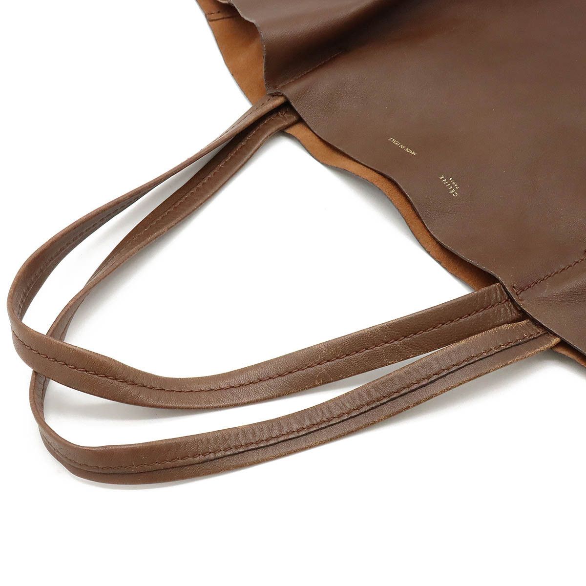 Celine Celine Celine Calf Leather Horizontal Cabas Tote Bag Leather Tote Bag in Good Condition Size ONE SIZE - 4 Thumbnail