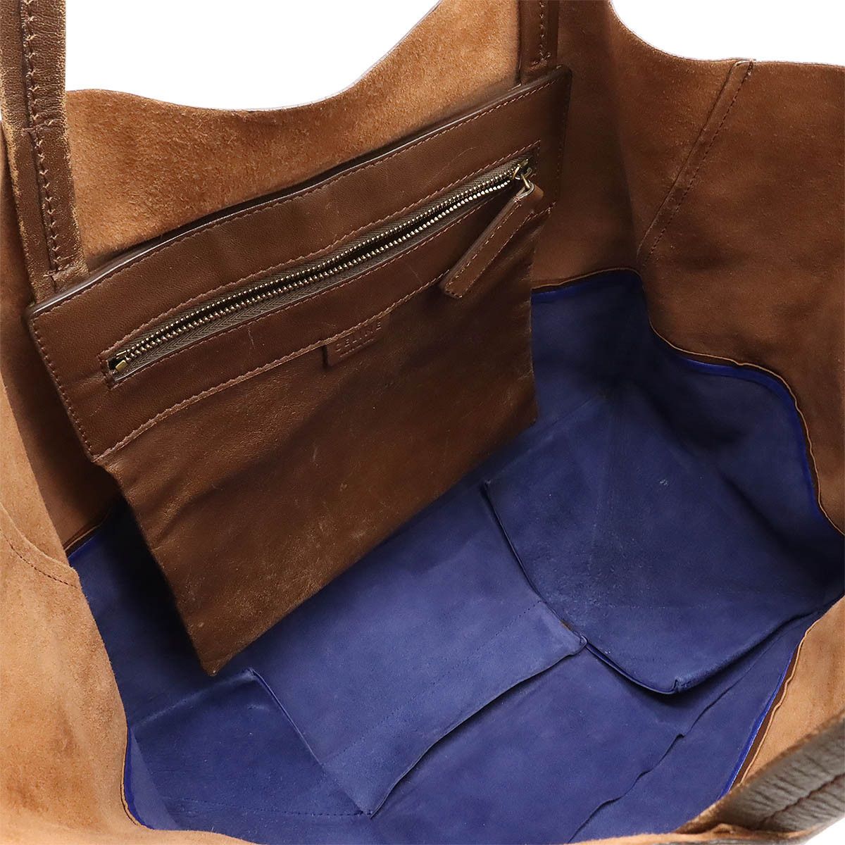 Celine Celine Celine Calf Leather Horizontal Cabas Tote Bag Leather Tote Bag in Good Condition Size ONE SIZE - 5 Thumbnail