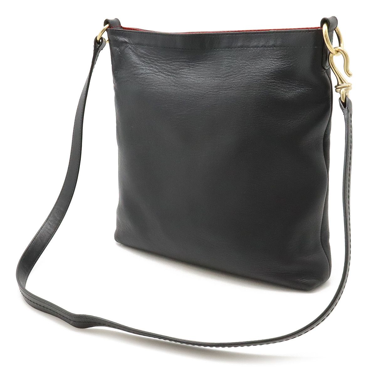 Bally Bally Bally Leather Shoulder Bag Black Gold Hardware Leather Crossbody Bag in Very Good Condition Size ONE SIZE - 2 Thumbnail