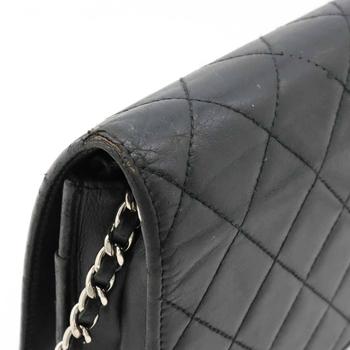 Chanel Chanel Chanel Cambon Line Chain Wallet Shoulder Bag A46646 Leather Crossbody Bag A46646 in Good Condition Size ONE SIZE - 8 Thumbnail